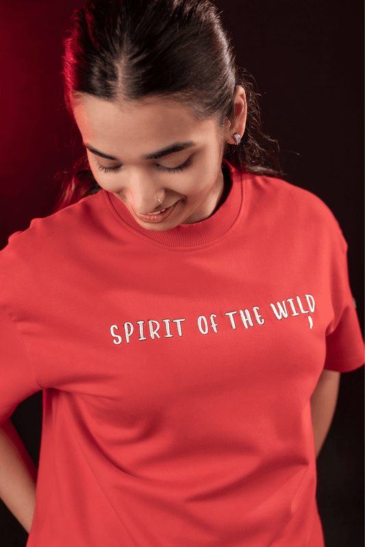 WANDER - UNISEX OVERSIZED EMBROIDERED TEE
