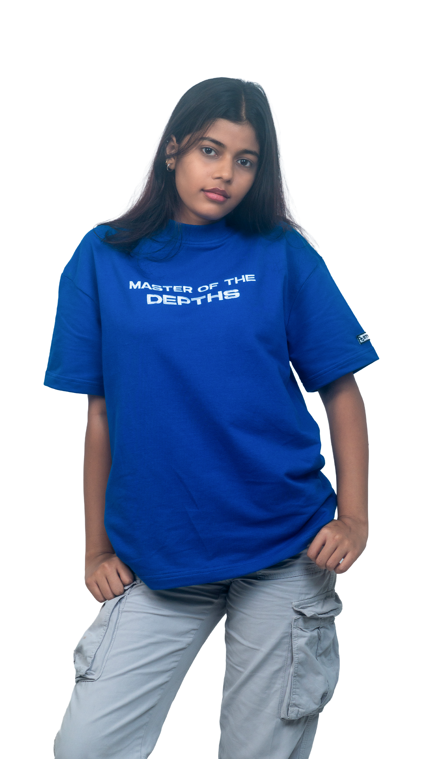 THE DEPTHS - OVERSIZED EMBROIDERED TEE