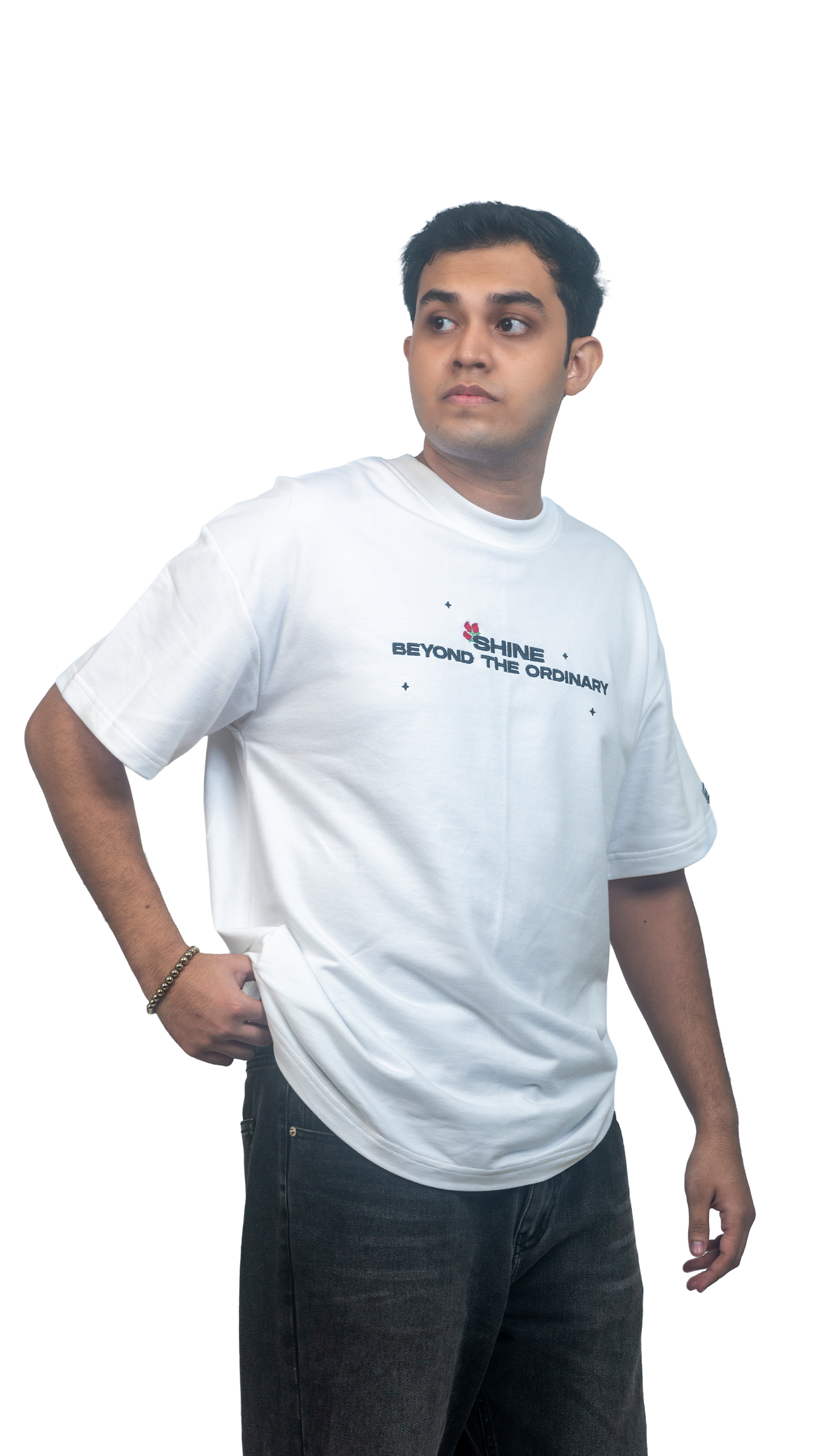 STELLOXE EXCLUSIVE - OVERSIZED EMBROIDERED TEE