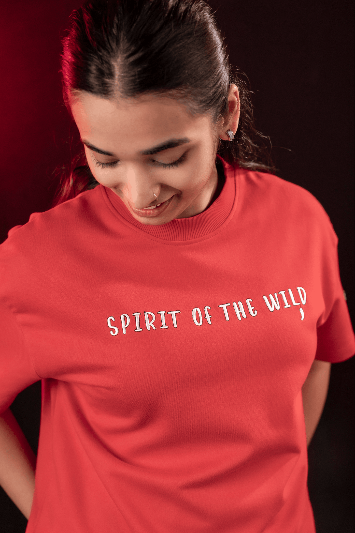 WANDER - UNISEX OVERSIZED EMBROIDERED TEE
