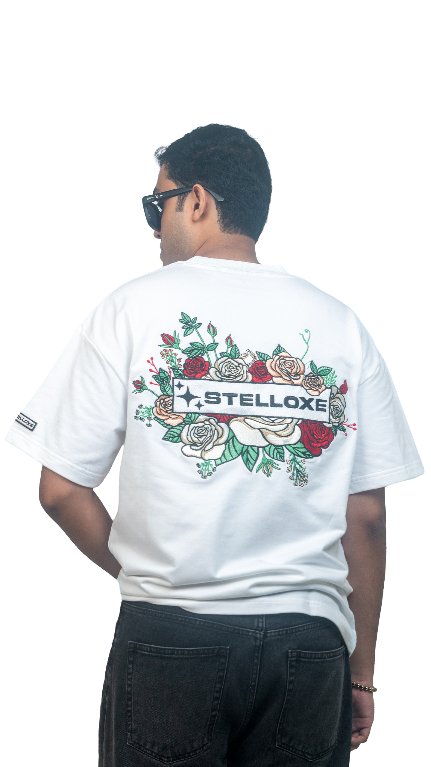 STELLOXE EXCLUSIVE - OVERSIZED EMBROIDERED TEE