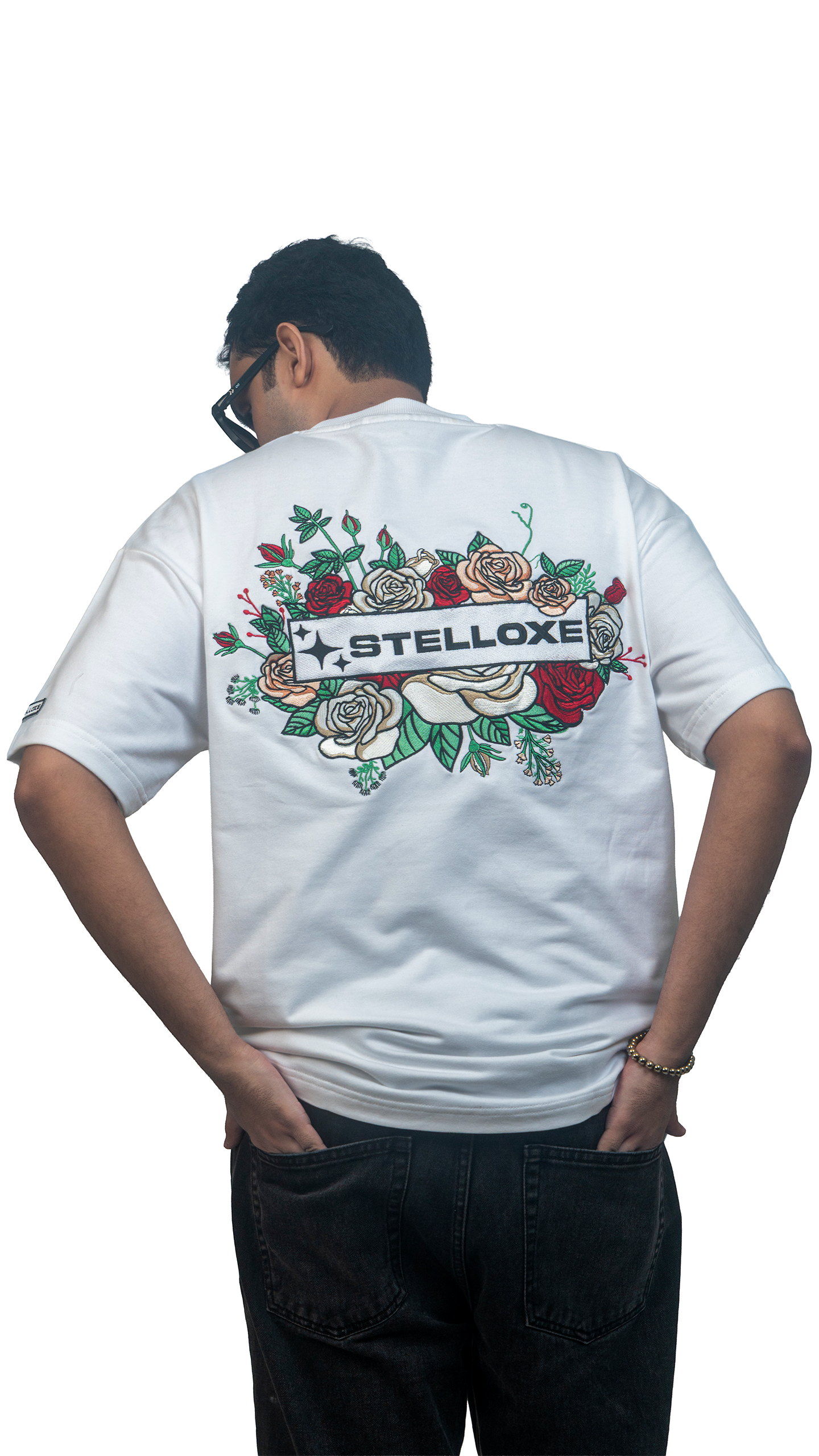 STELLOXE EXCLUSIVE - OVERSIZED EMBROIDERED TEE